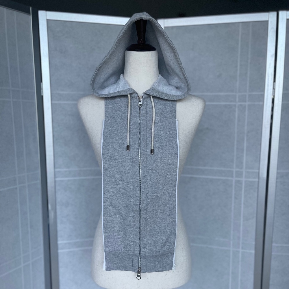 Veronica Beard Grey Hoodie Dickey sz O/S